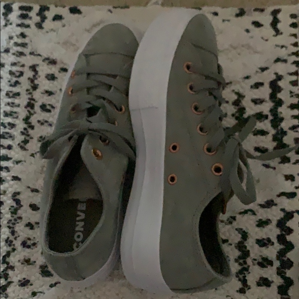 Stoney green converse platforms